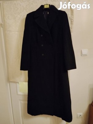 Női fekete szövetkabát