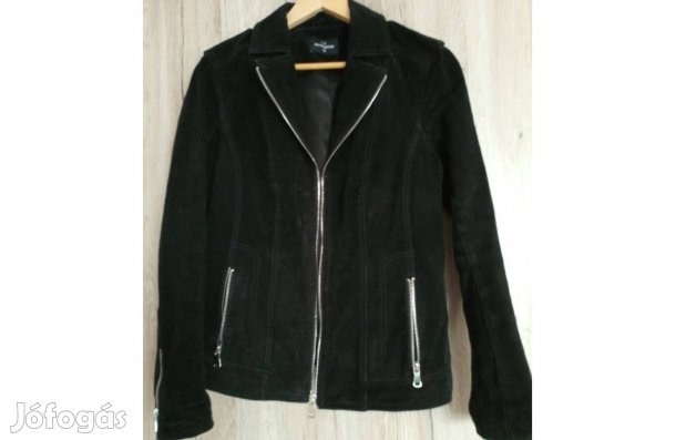 Női fekete velúr kabat