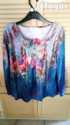 Női felső-blúz, (új) kényelmes viselet, egyedi mintázattal