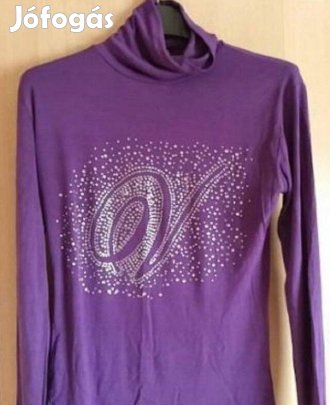 Női garbó lila strasszos , L-Xl, Szemüveg +2 keskeny