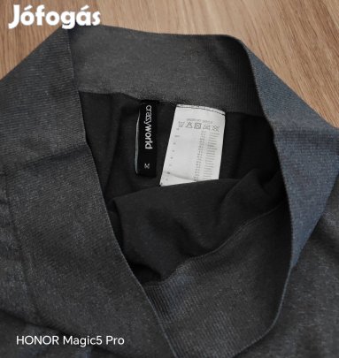 Női grafitszürke leggings M