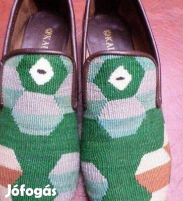 Női gyapjú design cipő kézműves