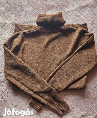 Női gyapjúszálas garbónyakú pulóver 38