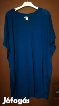 Női hosszú fazonú,kék felső,új,48-méret!/62