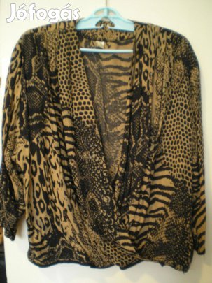 Női hosszú ujjú vékony felső XL-es méretben XL blúz kabátszerű