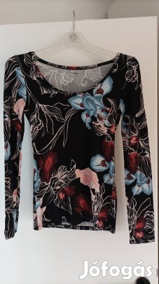 Női hosszú ujjú virágmintás felső (Tezenis)