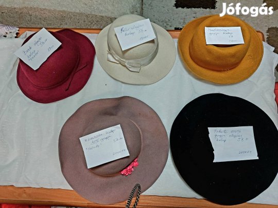 Nói kalap-bőrze elegáns  58 - as meretrk