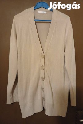 Női kardigán drapp és zöld,44-46-méretben,újszerű!/80