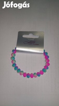 Női karkötő,szívárványszínű