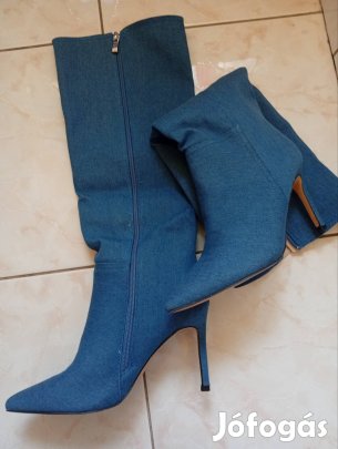 Női kék csizma