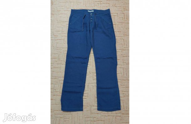 Női kék lenvászon nadrág 40-es Clockhouse