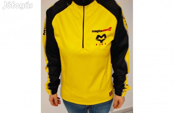 Női kerékpáros felső lecipzározható ujjal