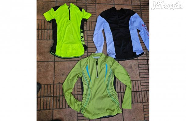 Női kerékpáros mez biciklis mez S M 36 38