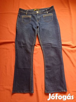 Női keresztszemes kék farmer nadrág L-XL eladó !!