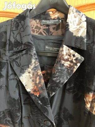 Női kétrészes alkalmi hosszított felső 40 méretű