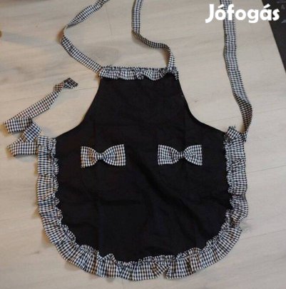 Női kiskötény fekete L