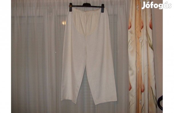 Női kismama len halásznadrág