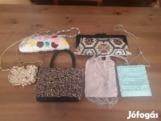 Női kistáskák 6db. egyben. új!
