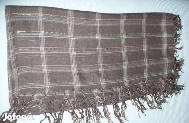 Női kockás sál (kendő)