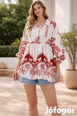 Női könnyed oversize lepel ing  