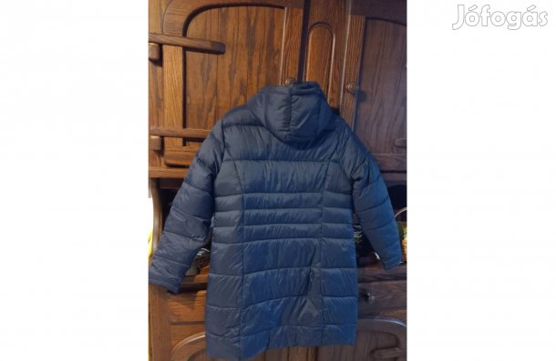 Női könnyű sötétkék pufi pehely kabát 42-es - Új