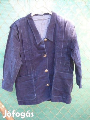 Női kord bársony hosszított kabát