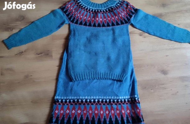 Női kötött pulóverek szoknyák