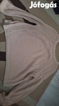 Női lány pulcsi hosszú kötött ujjú póló 3 db szinte ingyen