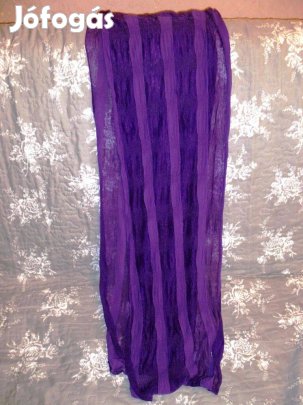 Női lila hosszú selyem sál ujj
