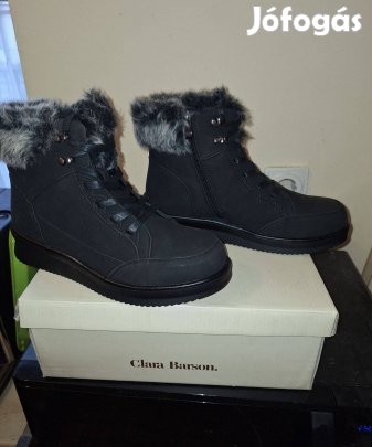 Női magasszárú bélelt cipő, bokacsizma