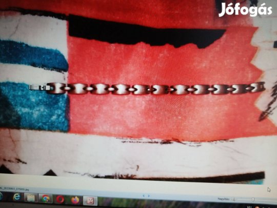 Női mágneses karkötő,gyógyászati boltban vásárolt,szinte új!/62