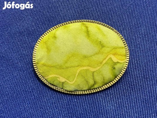 Női márvány mintázatú selyem bross