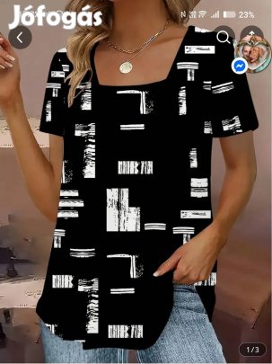 Női mintas felső .