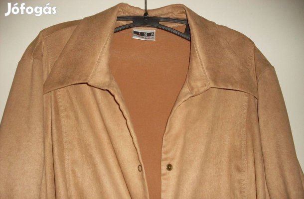 Női mogyoró színű,kabát,ruha, 44-46-méretű,különleges!/1