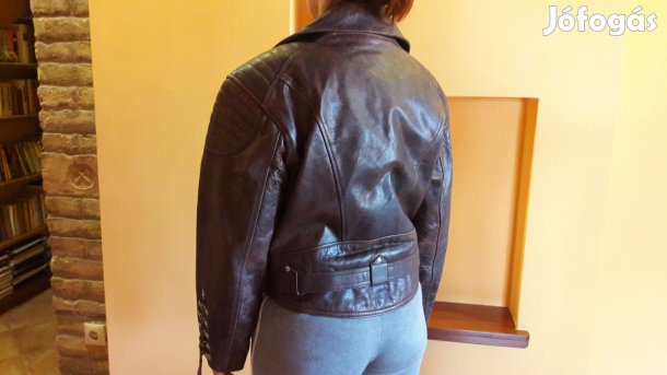 Női motoros bőrdzseki/kabát m-es méretben