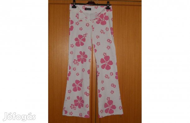 Női nadrág, divatos, csinos - nagy virágos. 38-as, márkás