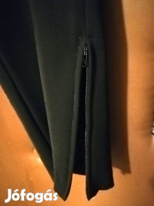 Női nadrág fekete elasztikus,új,lent zip-záras,46-méret!/77