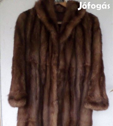 Női nerc szőrme bunda gyönyörű téli kabát német luxus