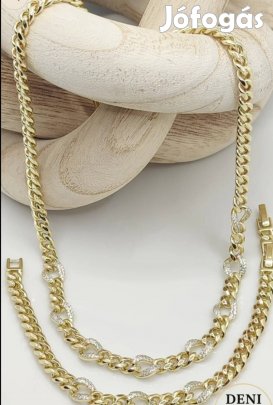 Női nyaklánc - karkötő szett