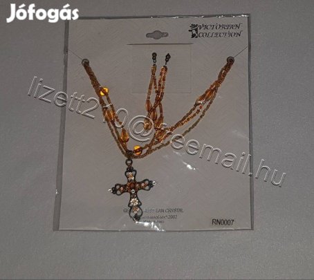 Női nyaklánc és fülbevaló szett bontatlan csomagolás