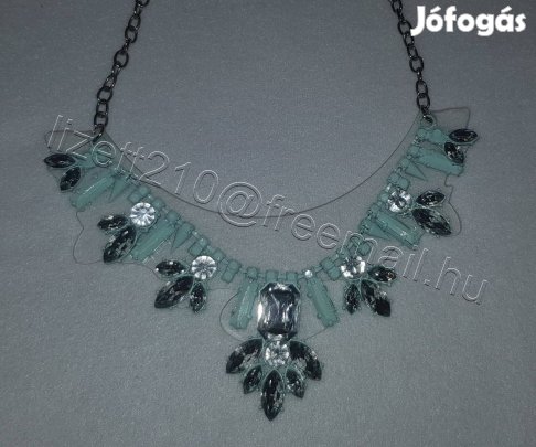 Női nyaklánc türkiz címkés