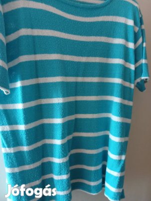 Női nyári felső, türkiz színben,46-méret,-olcsón!/80