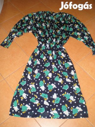 Női nyári ruha, hosszú ujjú olasz L-es L szép állapotban