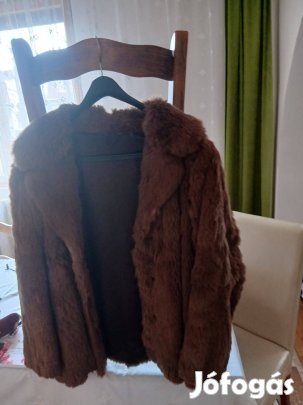 Női nyúlszőrme bunda