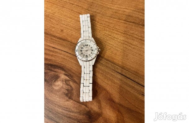 Női óra fehér karóra újszerű világos
