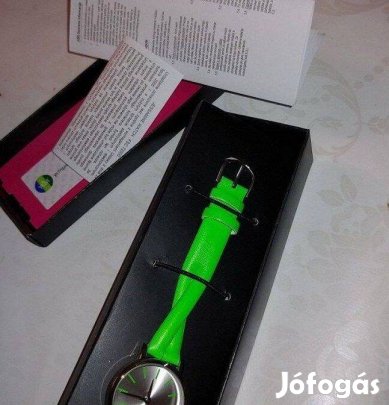 Női óra új! Neon zöld