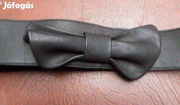 Női öv fekete bőröv Új