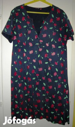 Női pamut nyári ruha,pipacsos mintával,46-méret,szinte új!/45