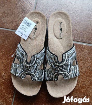 Női papucs Blue Heart vadonatúj címkés