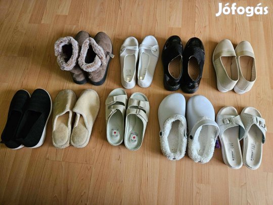 Női papucsok és cipők, 38-39-es méretben
